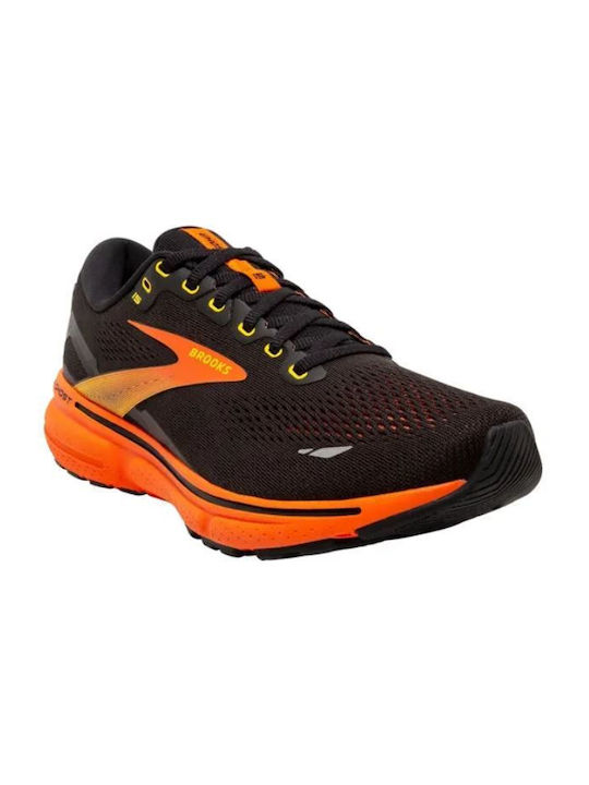 Ghost 15 Ανδρικά Αθλητικά Παπούτσια Running Μαύρο / Πορτοκαλί