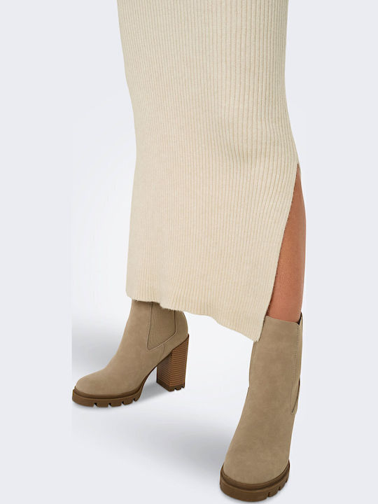 Katia Maxi Knitted Dress Ecru