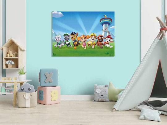 Children's Canvas Painting Paw Patrol Knv0564 45cm X 65cm