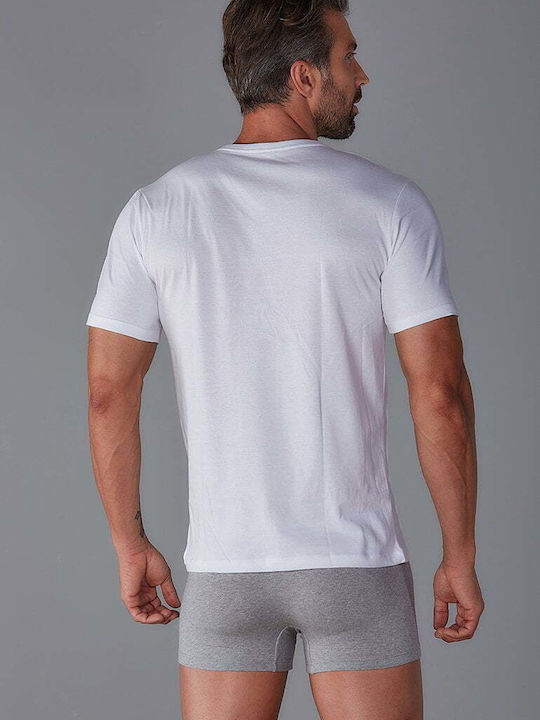 Men's Undershirt Short-sleeved White