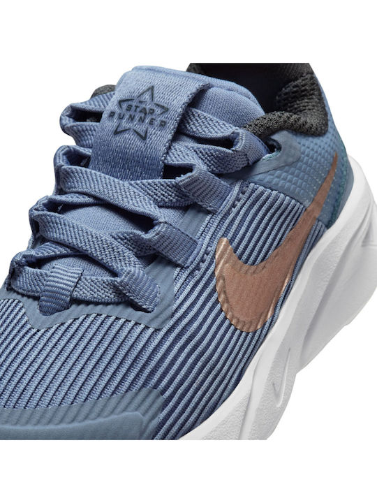 Star Runner Star Runner 4 Kids Sports Shoes Running with Laces Blue