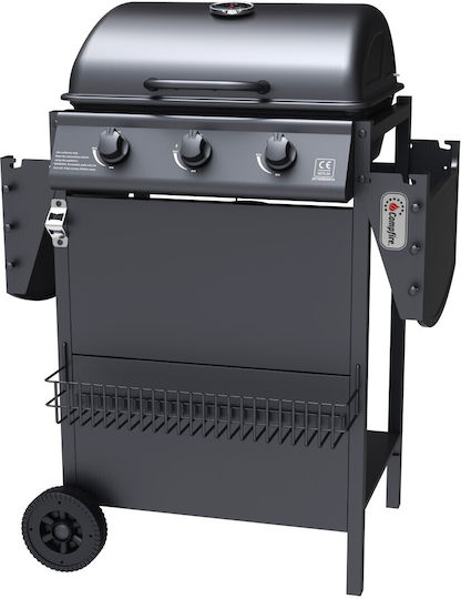 Campfire Gas Grill with 3 pcs 13.9kW
