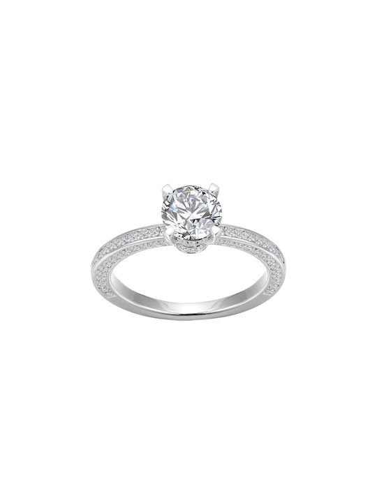 Brizzling Einzelstein aus Silber mit Diamant