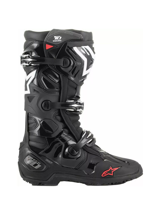 Alpinestars Tech 10 Мъжки Мотоциклетни Боти Мотокрос Черен