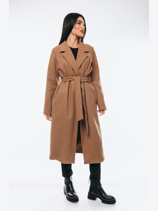 Damen Taba Mantel mit Gürtel