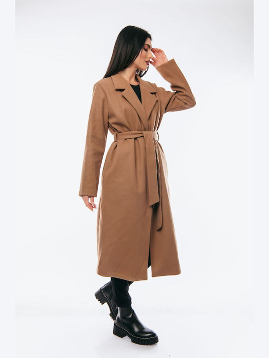 Damen Taba Mantel mit Gürtel