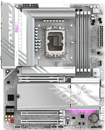 Gigabyte Aorus Elite Wifi 7 ICE Z890 Motherboard ATX with Intel 1851 Socket