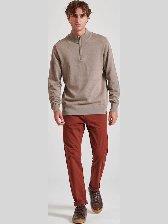 Langarm Pullover Braun