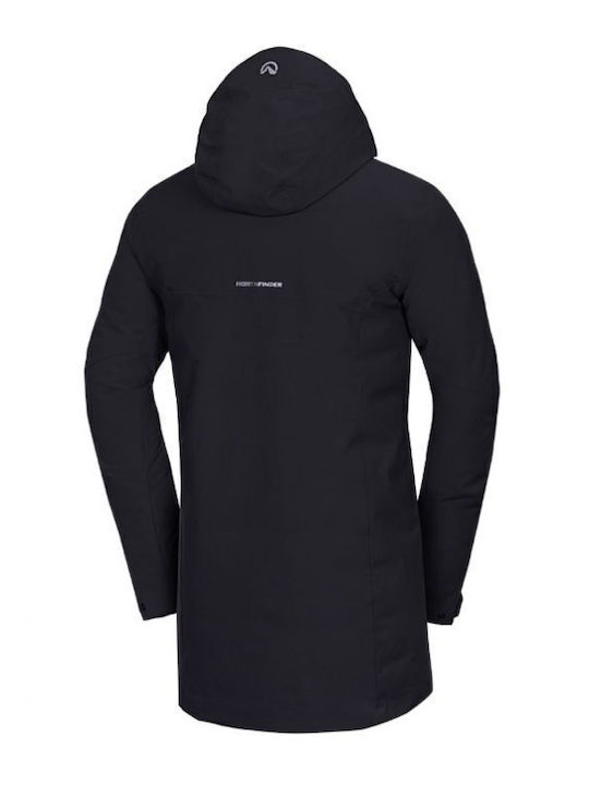 Winter Jacke Parka Wasserdicht und Winddicht Black