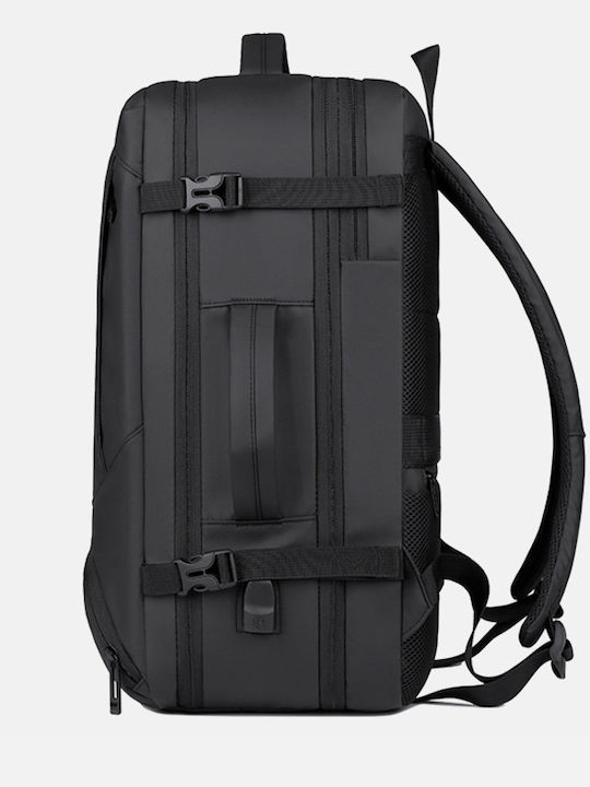 R&J Backpack Waterproof 36lt Black
