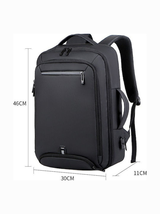 R&J Rucksack Wasserdicht 22Es Schwarz