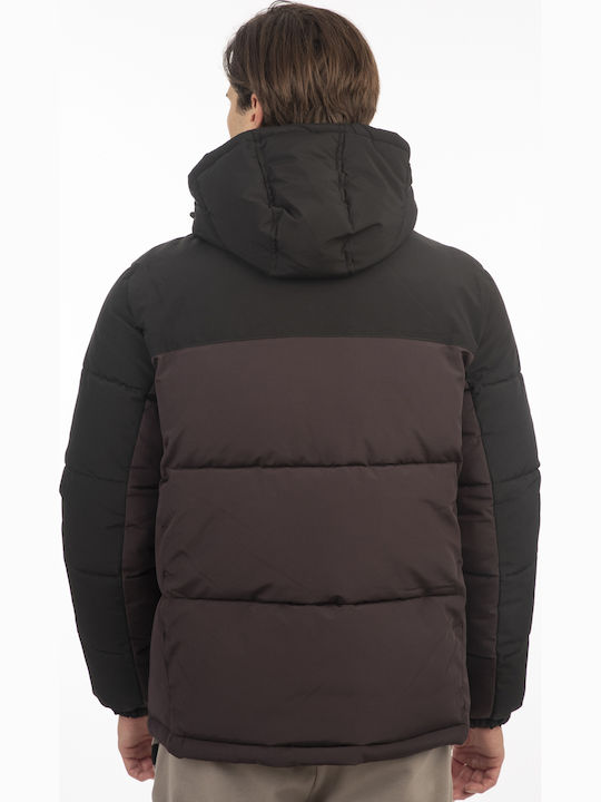 Winter Jacke Black-Pulm