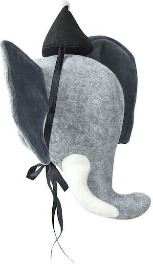 Plush Wall Decoration Gray Elephant Badou