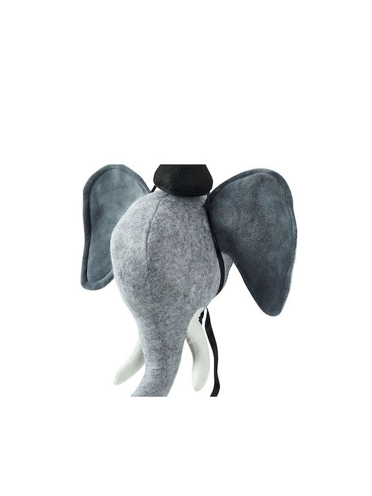 Decorațiune de Perete din Pluș Elefant Gri Badou