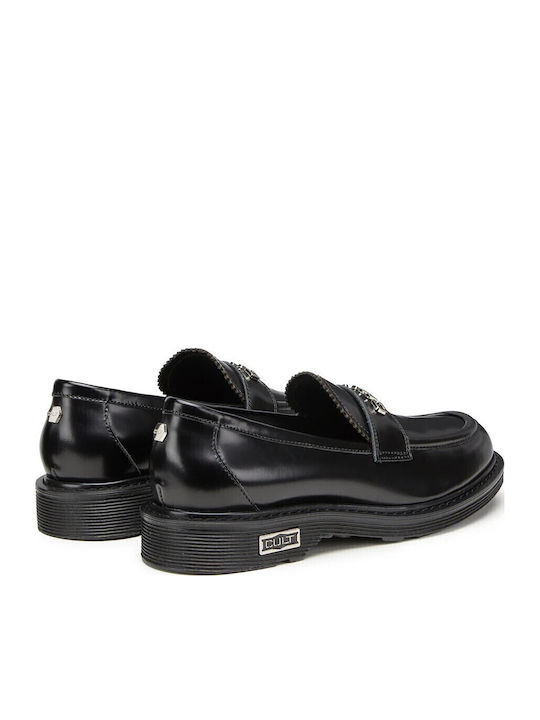 Δερμάτινα Γυναικεία Loafers σε Μαύρο Χρώμα