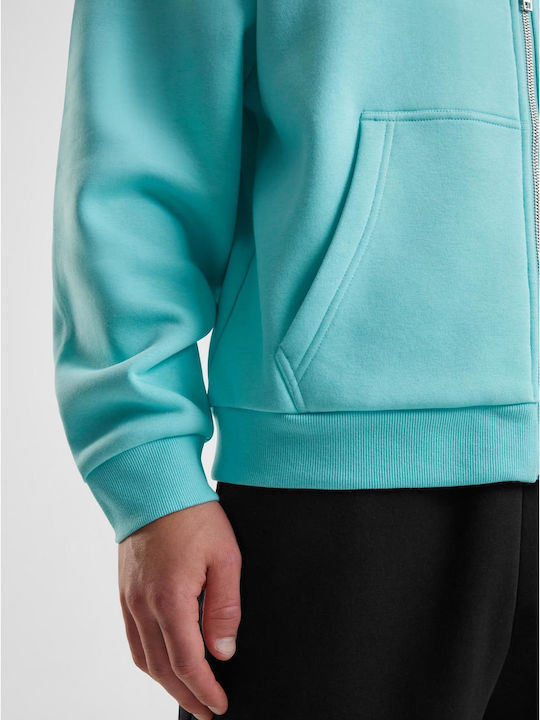 Sweatshirt with Hood Beryl Blue