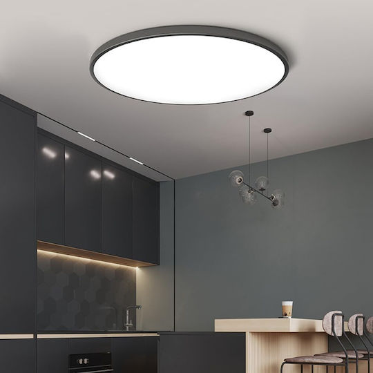 Στρογγυλό LED Panel 38W με Θερμό Λευκό Φως 3000K