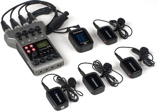 Saramonic Blink 500 ProX B8 Комплект Безжично Δυναμικό Микрофон Πέτου, Clip On в Черен Цвят