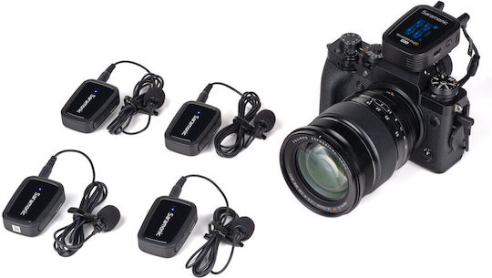 Saramonic Blink 500 ProX B8 Комплект Безжично Δυναμικό Микрофон Πέτου, Clip On в Черен Цвят