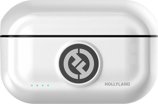 Hollyland Lark M2 Wireless Microfon Πέτου, Clip On pentru Mobil în Culoarea White