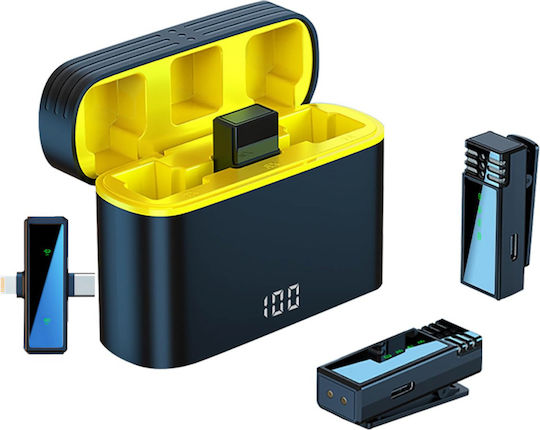 Seturi Wireless Microfon Πέτου, Clip On pentru Vocale