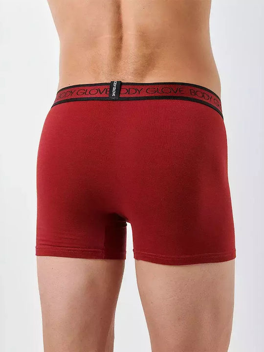 Men's Boxers Blue, Bordeaux 2Pack