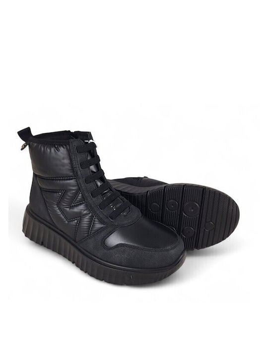 Damen Stiefeletten Schwarz