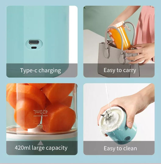 Kerisson Blender with Plastic Jug 420 ml Blue