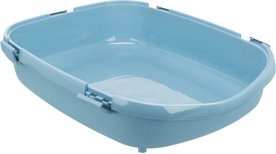 Stefanplast Super Queen Cat Toilet Closed with Filter Light Blue L71 x W46.5 x H55cm