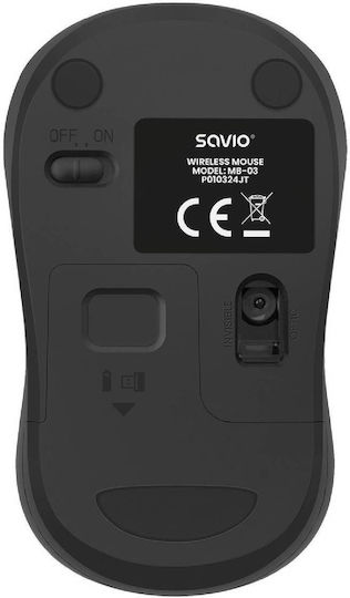 Savio MB-03 Wireless Mini Mouse Negru