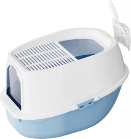 Glee Cat Toilet Closed Light Blue L40.7 x W41.5 x H61cm