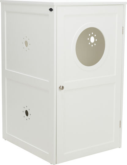 Trixie Cuvette Τουαλέτα Γάτας Κλειστή Λευκή Μ53 x Π58 x Υ58cm