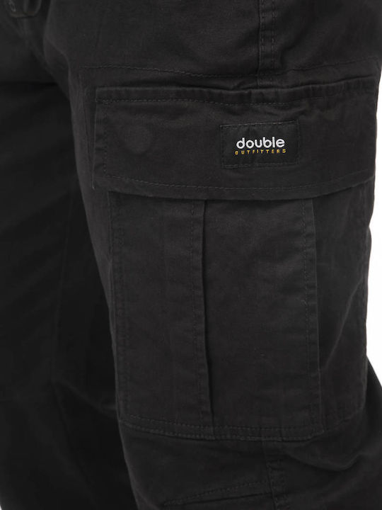Trousers Cargo Elastic Black