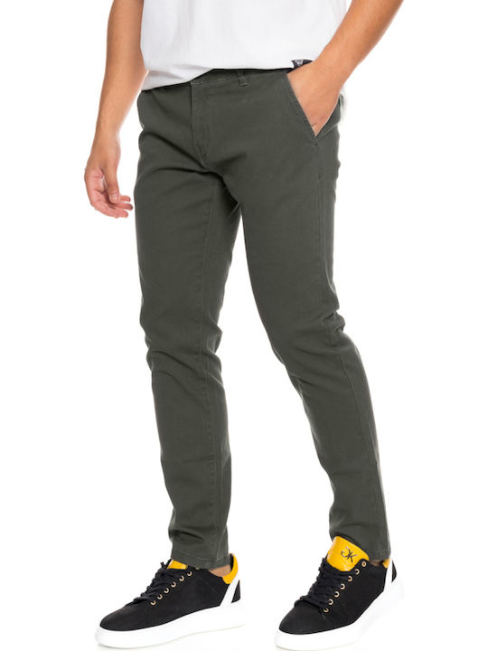 Панталон Чино Еластичен Dark Green
