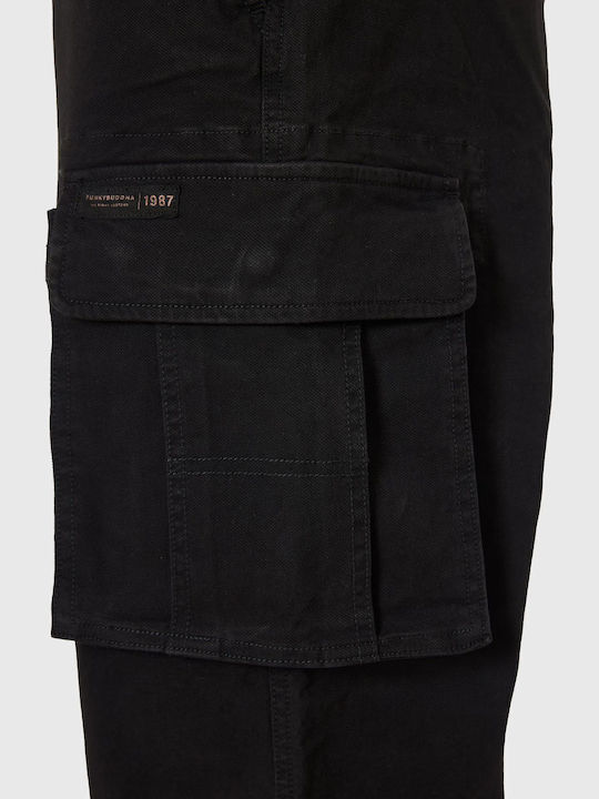 Trousers Cargo in Loose Fit Black