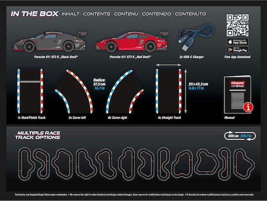 Carrera Hybrid Devil Drivers Racing Set Πίστα 1:50