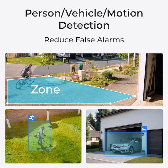 Reolink Argus PT IP Surveillance Camera Wi-Fi Full HD+ 3MP Battery Powered with Two-Way Communication