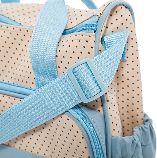 Beboulino Shoulder/Hand Diaper Bag Light Blue