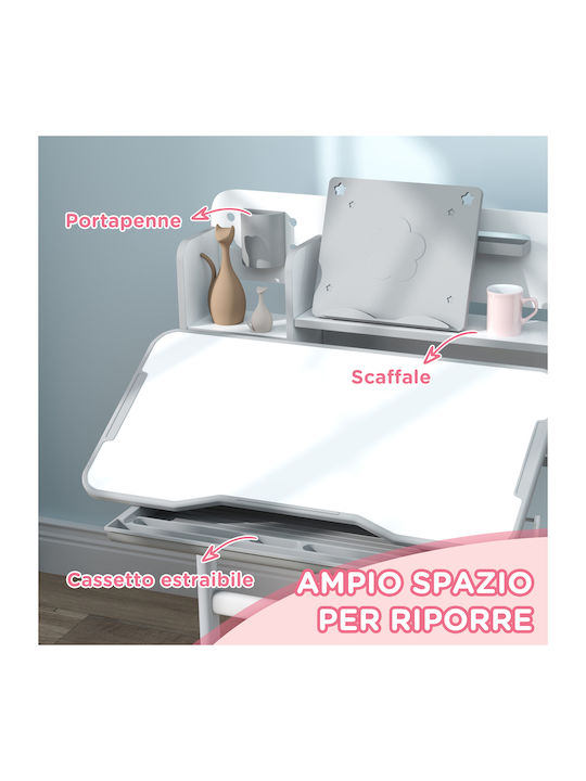 Παιδικό Γραφείο Γκρι 80x55x107.5cm Παιδικό Γραφείο Γκρι 80x55x107.5cm