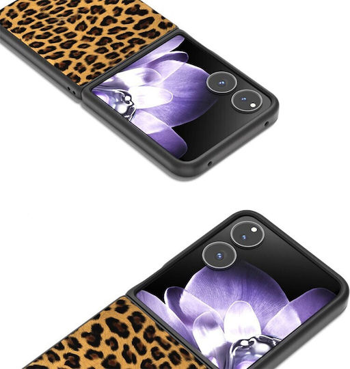 Leopard Pattern Buchen Sie Kunststoff Gold (Xiaomi Mix Flip)