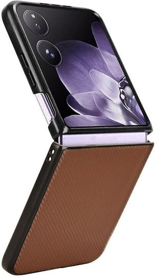 Carbon Fiber Book Πλαστικό Καφέ (Xiaomi Mix Flip)