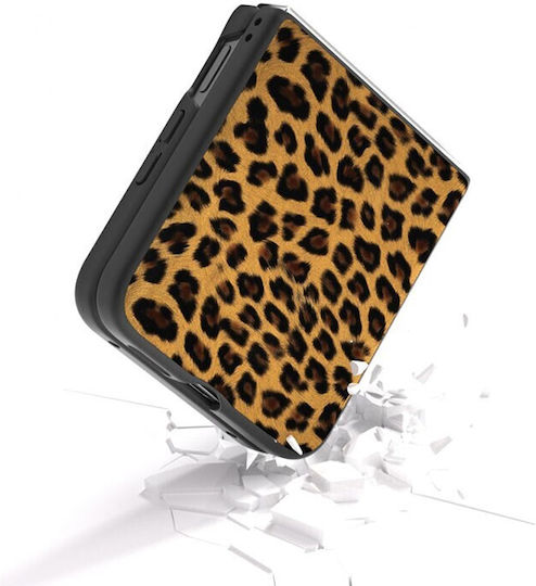 Leopard Pattern Buchen Sie Kunststoff Gold (Xiaomi Mix Flip)