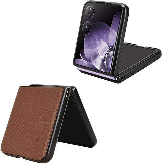 Carbon Fiber Book Πλαστικό Καφέ (Xiaomi Mix Flip)