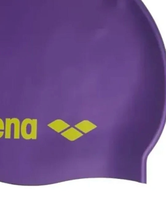 Arena Silicone Adults Swimming Cap Purple