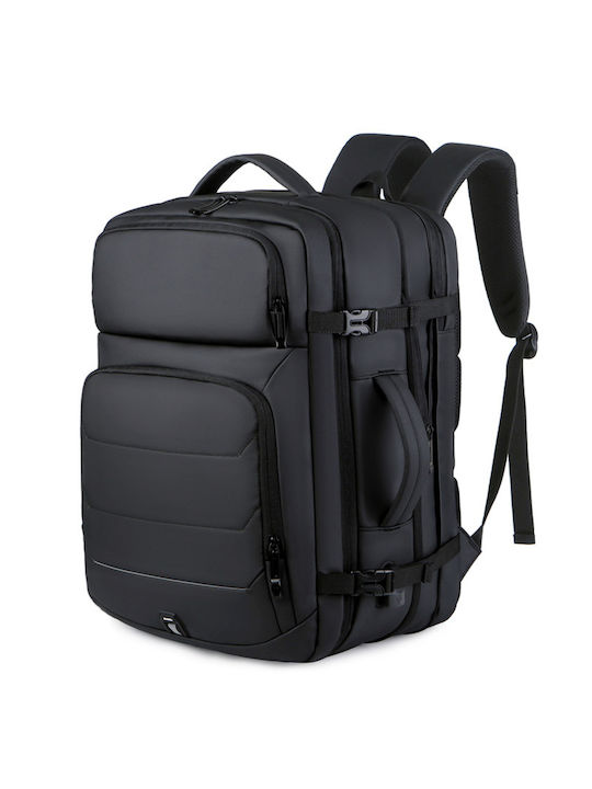 Travel Backpack 17-inch Laptop Space Expandable Waterproof Ideal Flights Cabin Compatible Visionhub Multifunctional Backpack Usb Charging Port Pockets