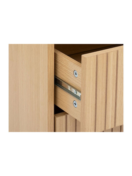 Nachttisch Tasso Beige 40x40x52.5cm