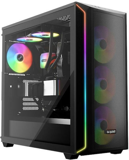 Be Quiet Light Wings LX Case Fan 140mm (1800rpm / 75.3cfm) with ARGB Lighting and 3-Pin / 4-Pin PWM Connection 3pcs