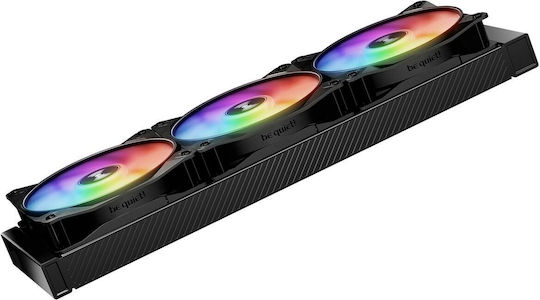 Be Quiet Light Wings LX HS Case Fan 120mm (2100rpm / 61.8cfm) with ARGB Lighting and 3-Pin / 4-Pin PWM Connection 3pcs