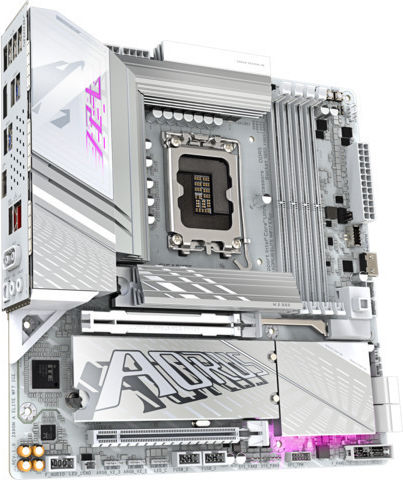 Gigabyte Z890M Aorus Elite Wifi 7 Ice Motherboard Micro ATX with Intel 1851 Socket