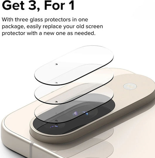 Ringke Protector Glass Протектор за камера Прилепващо фолио Transparent за Google Pixel 9